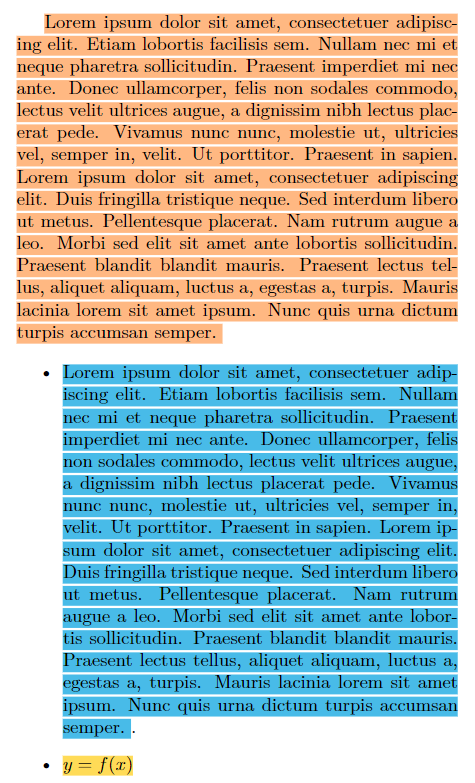 Highlighting text with the lua-ul package