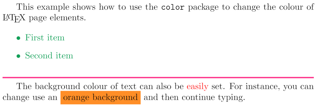 Using Colours In LaTeX ShareLaTeX das7pad de Online LaTeX Editor