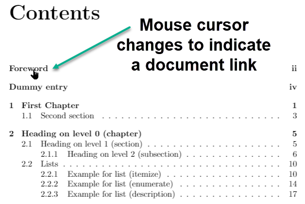 Example hyerref document